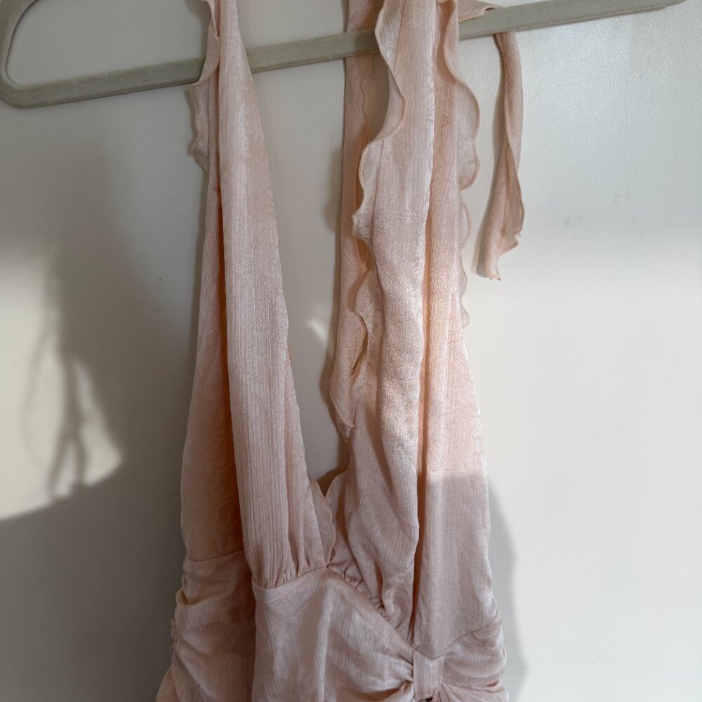 NBD Celenia Maxi Dress in Champagne Butterfly Size Small - Picture 3 of 7